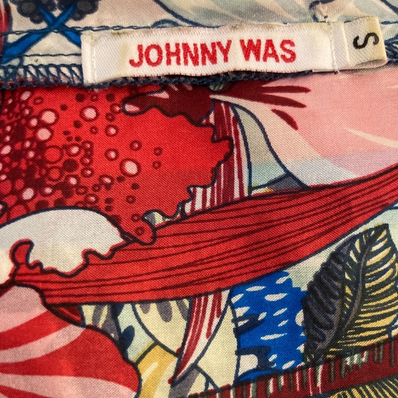 Johnny Was Colorful Asymmetrical Tunic Size S - Picture 4 of 4